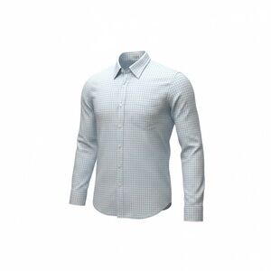 J. Crew Light Blue Gingham Shirt